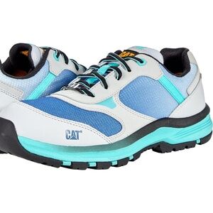 Caterpillar Womens Quake Gray Safety Shoes Size 9 WIDE